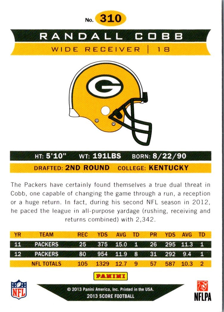 2013 Score Randall Cobb