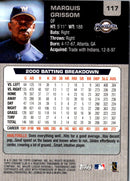 2001 Stadium Club Marquis Grissom