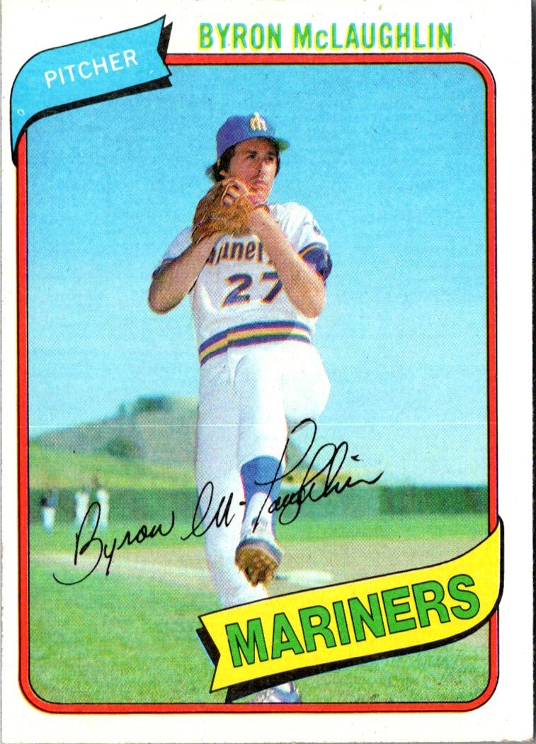 1980 Topps Byron McLaughlin