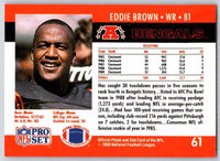 1990 Pro Set Eddie Brown #61