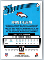 2018 Donruss Royce Freeman #323 Rookie