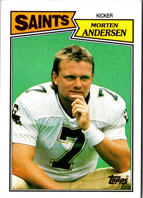 1987 Topps Morten Andersen #277 NM+