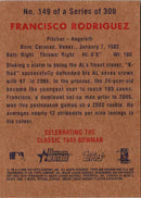 2006 Bowman Heritage Francisco Rodriguez