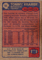 1985 Topps Tommy Kramer #94