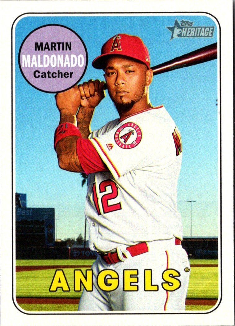 2018 Topps Heritage Martin Maldonado