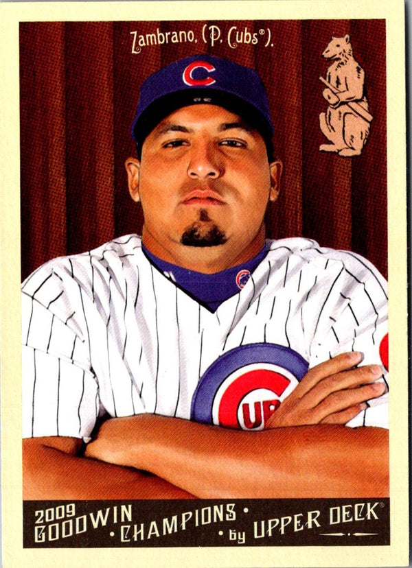 2009 Upper Deck Goodwin Champions Carlos Zambrano #117