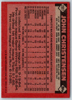 1986 Topps John Christensen #287 Rookie