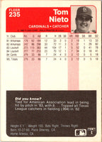 1985 Fleer Tom Nieto #235 Rookie