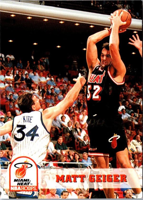 1993 Hoops Fifth Anniversary Gold Matt Geiger #361