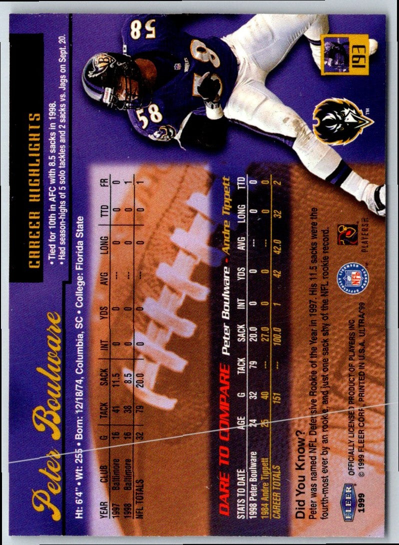 1999 Ultra Peter Boulware