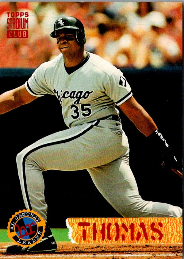 1994 Stadium Club Frank Thomas #528