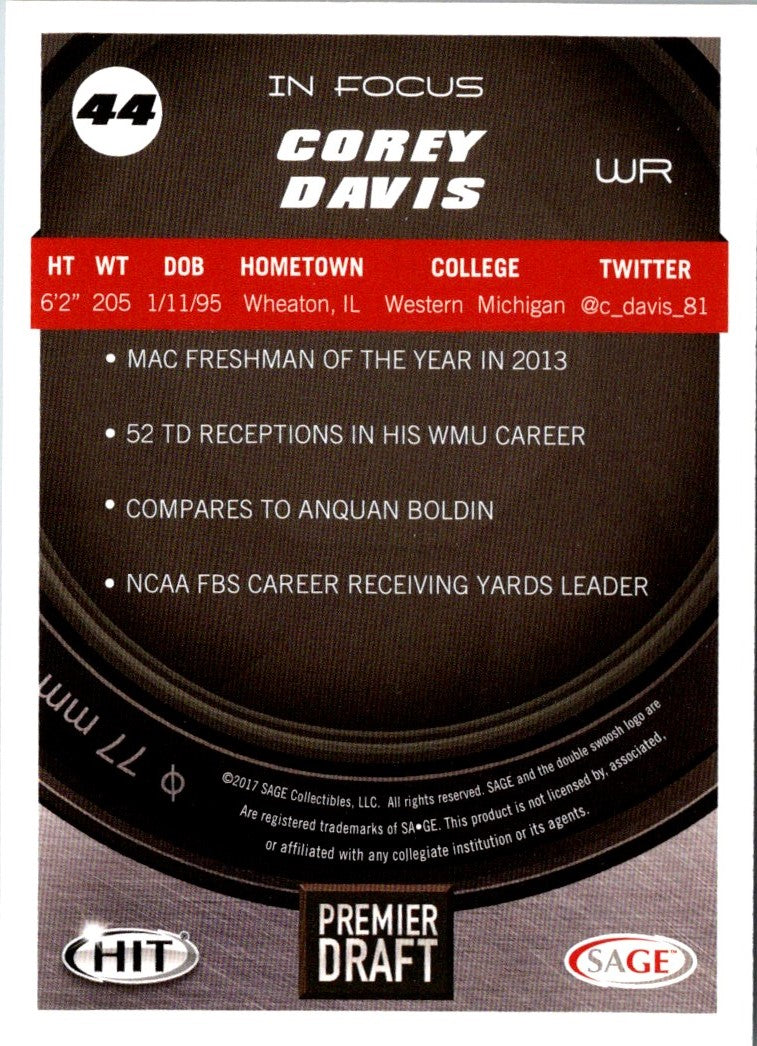 2017 SAGE HIT Corey Davis