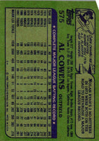 1982 Topps Al Cowens #575