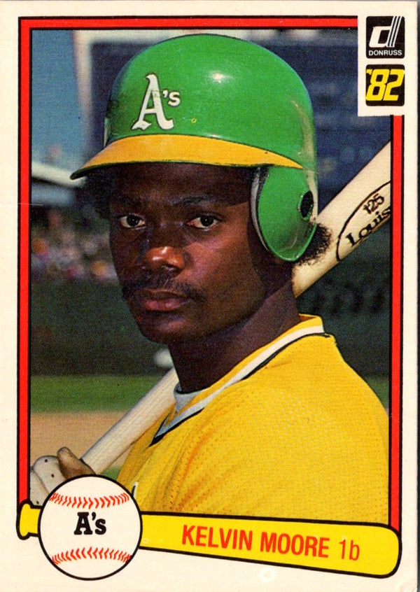 1982 Donruss Kelvin Moore #534 Rookie