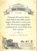 2017 Topps Gypsy Queen Dan Straily #109
