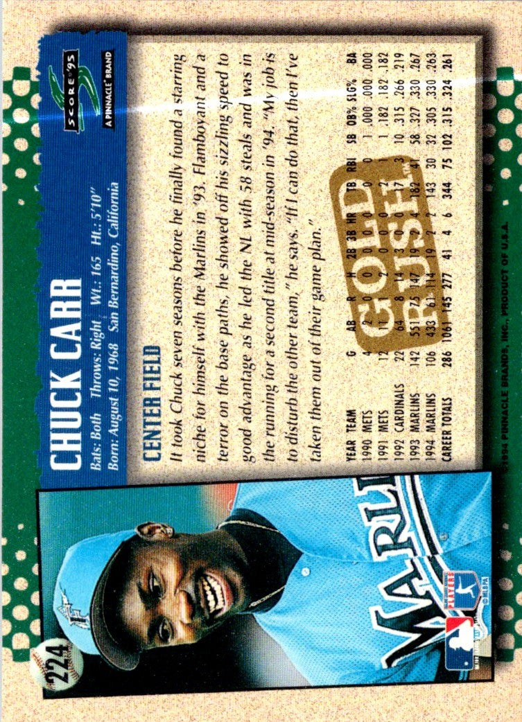 1995 Score Chuck Carr