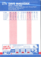 1987 Fleer Update Glossy Dave Magadan #U-70