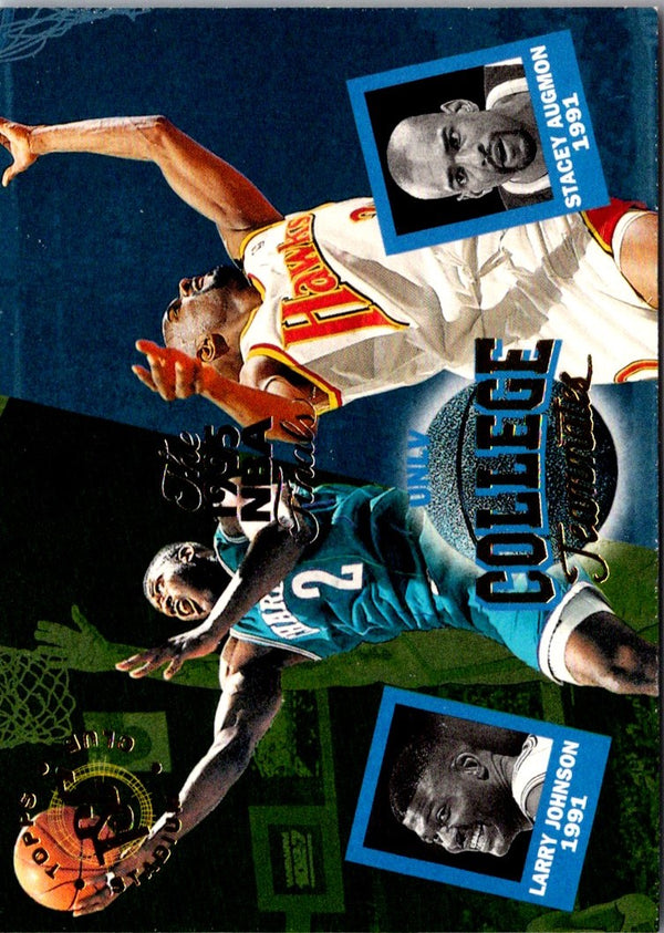 1994 Stadium Club Larry Johnson/Stacey Augmon #113