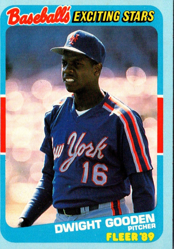 1989 Fleer Exciting Stars Dwight Gooden #15