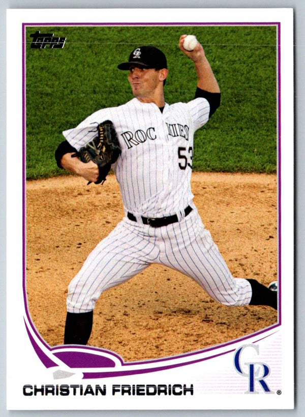 2013 Topps Update Christian Friedrich #US102