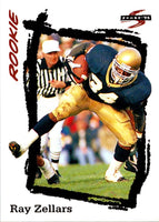 1995 Score Ray Zellars #244 Rookie