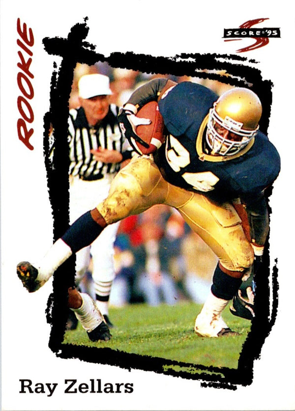 1995 Score Ray Zellars #244 Rookie