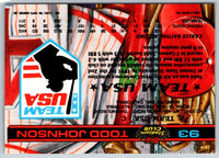 1992 Stadium Club Dome Todd Johnson #93