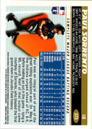 1996 Topps Team Paul Sorrento