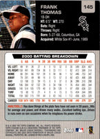 2001 Stadium Club Frank Thomas #145