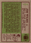 1984 Topps Jim Wilks