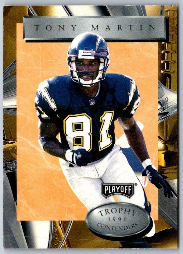 1996 Playoff Trophy Contenders Tony Martin #47