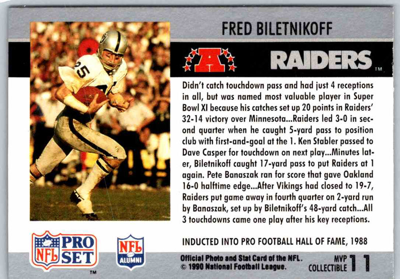 1990 Proset Fred Biletnikoff