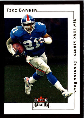 2001 Fleer Premium Tiki Barber #130