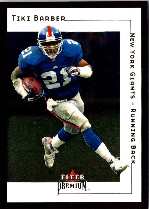 2001 Fleer Premium Tiki Barber #130