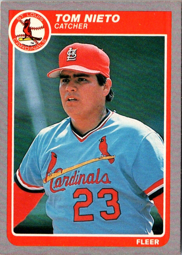 1985 Fleer Tom Nieto #235 Rookie