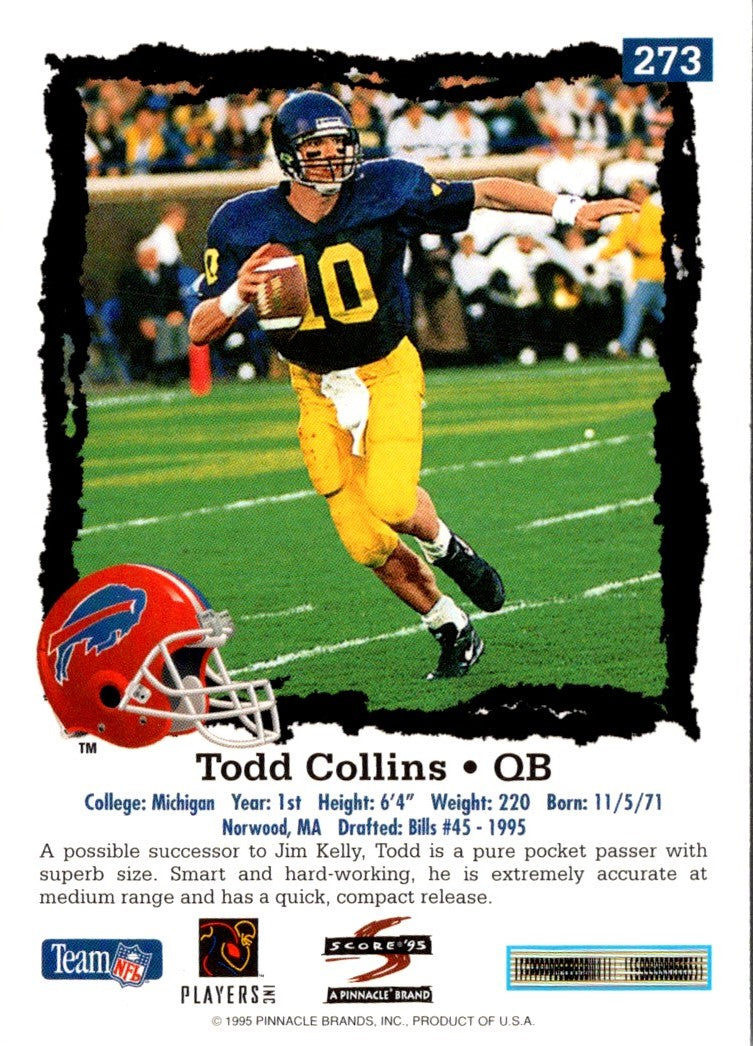 1995 Score Todd Collins