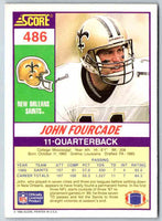 1990 Score John Fourcade #486