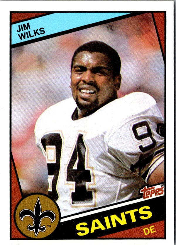 1984 Topps Jim Wilks #307 Rookie