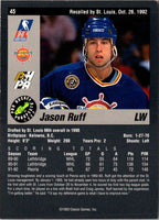 1993 Classic Pro Prospects Jason Ruff #45
