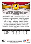 2012 Topps Leonard Hankerson