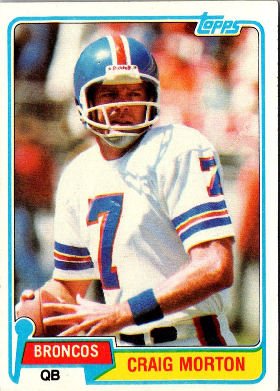 1981 Topps Craig Morton #425