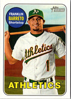 2018 Topps Heritage Franklin Barreto #332