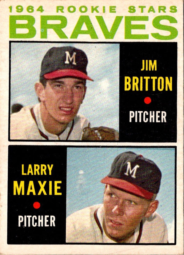 2013 Topps Braves 1964 Rookie Stars Britton/ Maxie) #94 EX