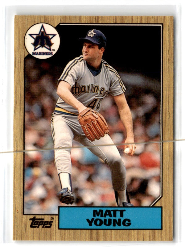 1987 Topps Tiffany Matt Young #19