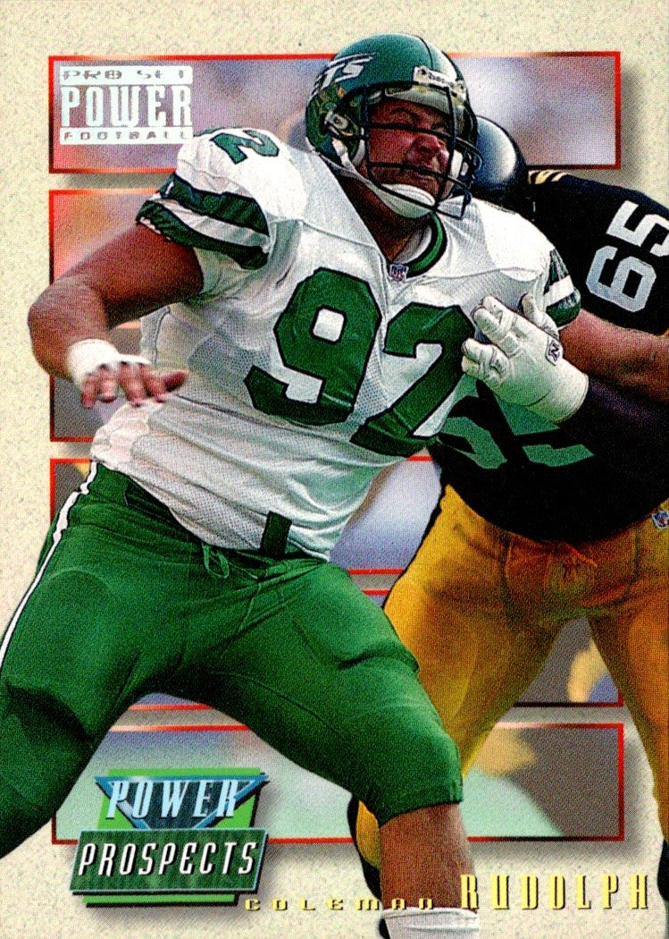 1993 Pro Set Power Update Prospects Coleman Rudolph