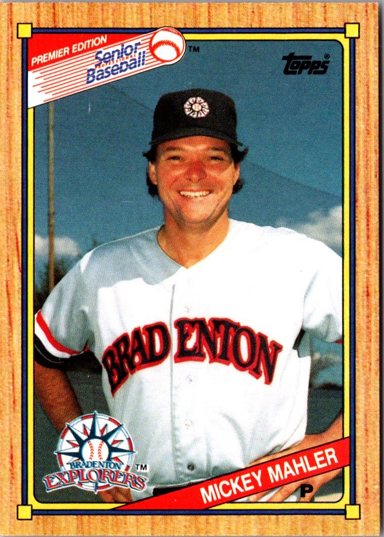 1989 Topps Senior League Mickey Mahler