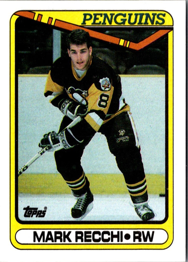 1990 Topps Mark Recchi #280 Rookie