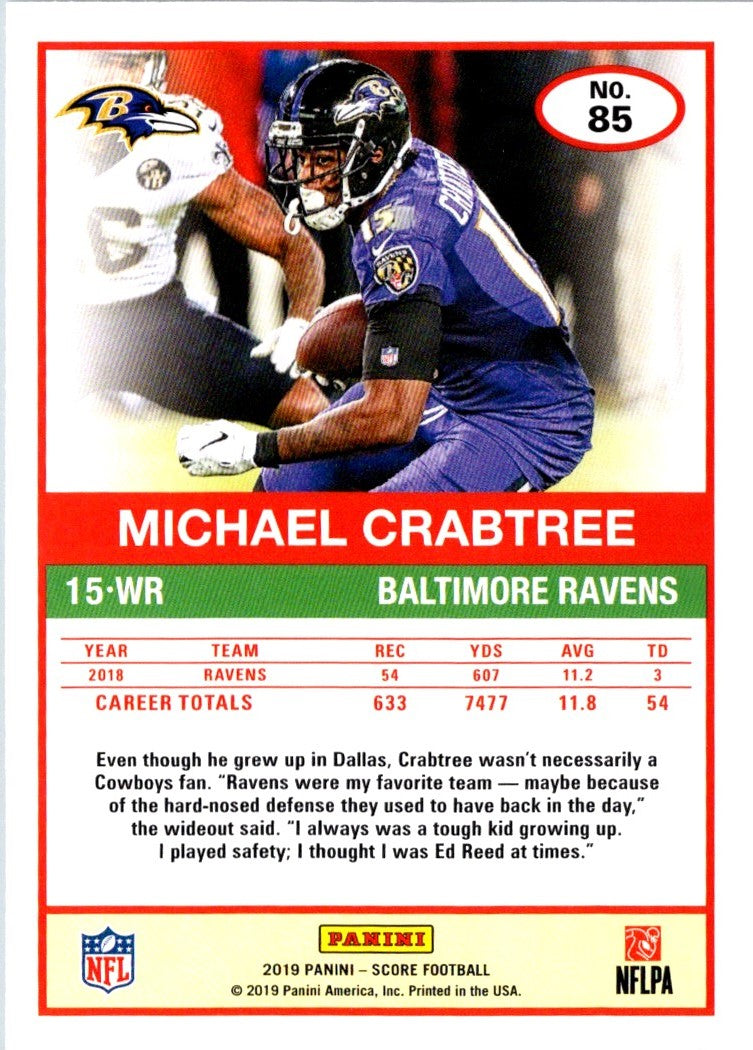 2019 Score Michael Crabtree