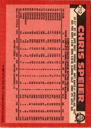 1986 O-Pee-Chee Chris Speier