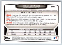 2014 Bowman Micah Johnson #BP44